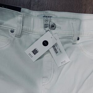 SPANX Women's White wide leg Jeans